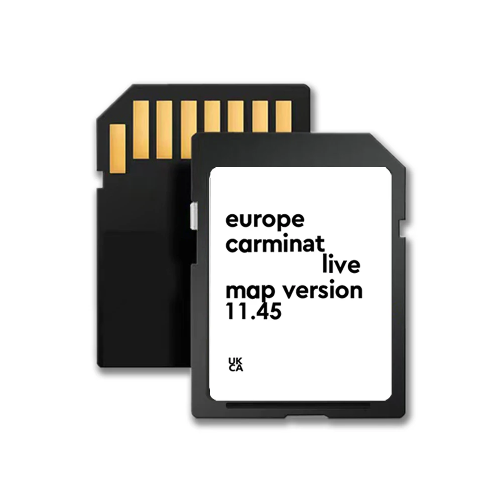 Karta SD z aktualizacją map europejskich do Carminat Live 11.45, nawigacji GPS samochodowej Renault Megane Clio Laguna Scenic 2011-2013, wersje 2025 — zdjęcie produktu 7