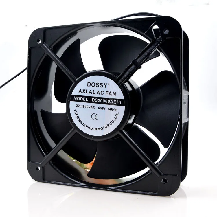 Dongxin Dossy Ds20060abhl 220v 20060 20cm Max Airflow Rate Metal Case Fan