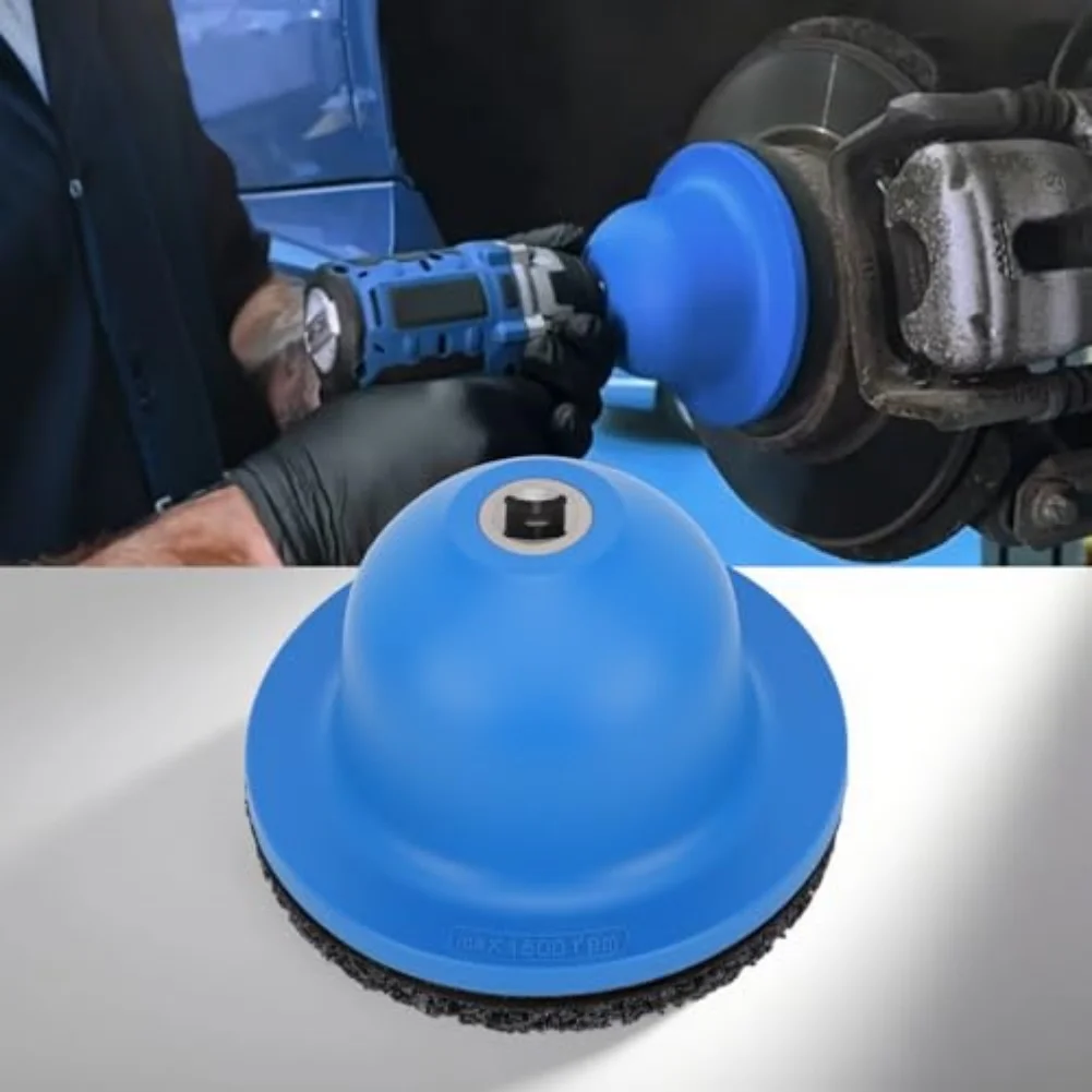 Automotive Wheel Rust Removal Paint Grinding Tool 1500RPM Dust Free Polishing Disc For Car Rim Motorcycle EV Frame Metal Refurbi