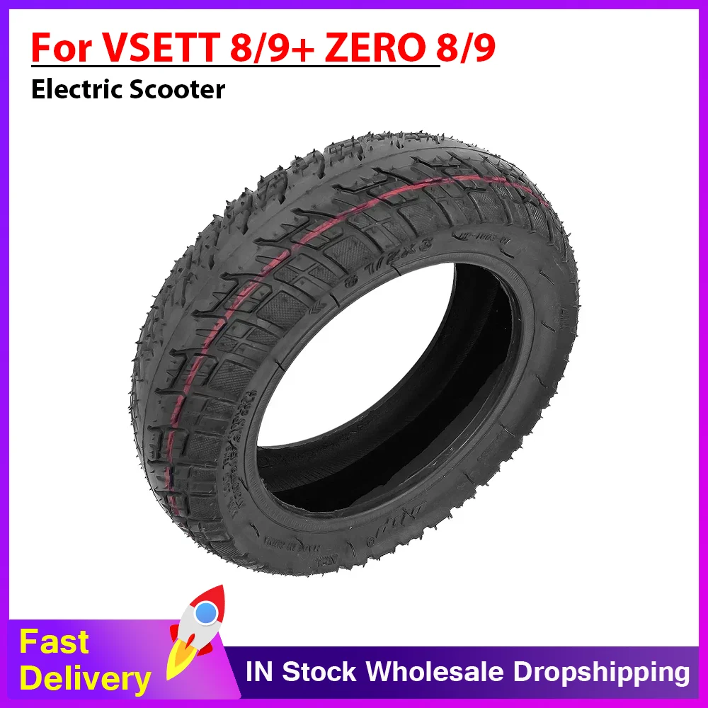 

Self-healing Scooter Off-road Tires 8.5x3.0 Built-in Self-repair Glue Tubeless Tyre for VSETT 8/9+ ZERO 8/9 Kugoo Kirin G2 Pro