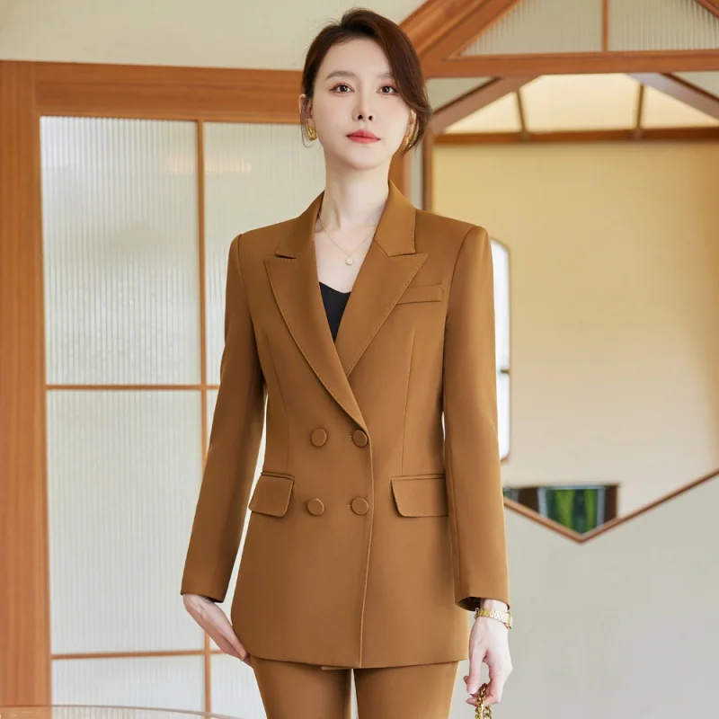 2023New Autumn and Winter Suit Suit Women's Fashion Formal Wear Work Clothes Temperament Goddess Style Business Wear Small Suit