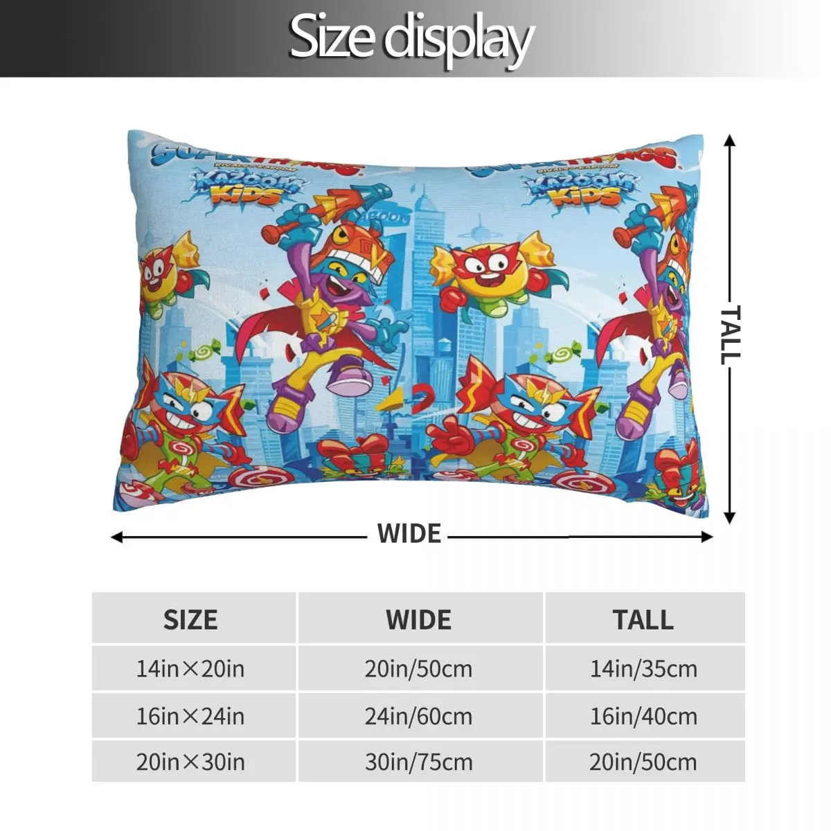 Superthings Kazoom Power Rectangle Pillowcase Cushion Cover Decor Bedroom Bed Home Comfort Throw Pillow - view 4