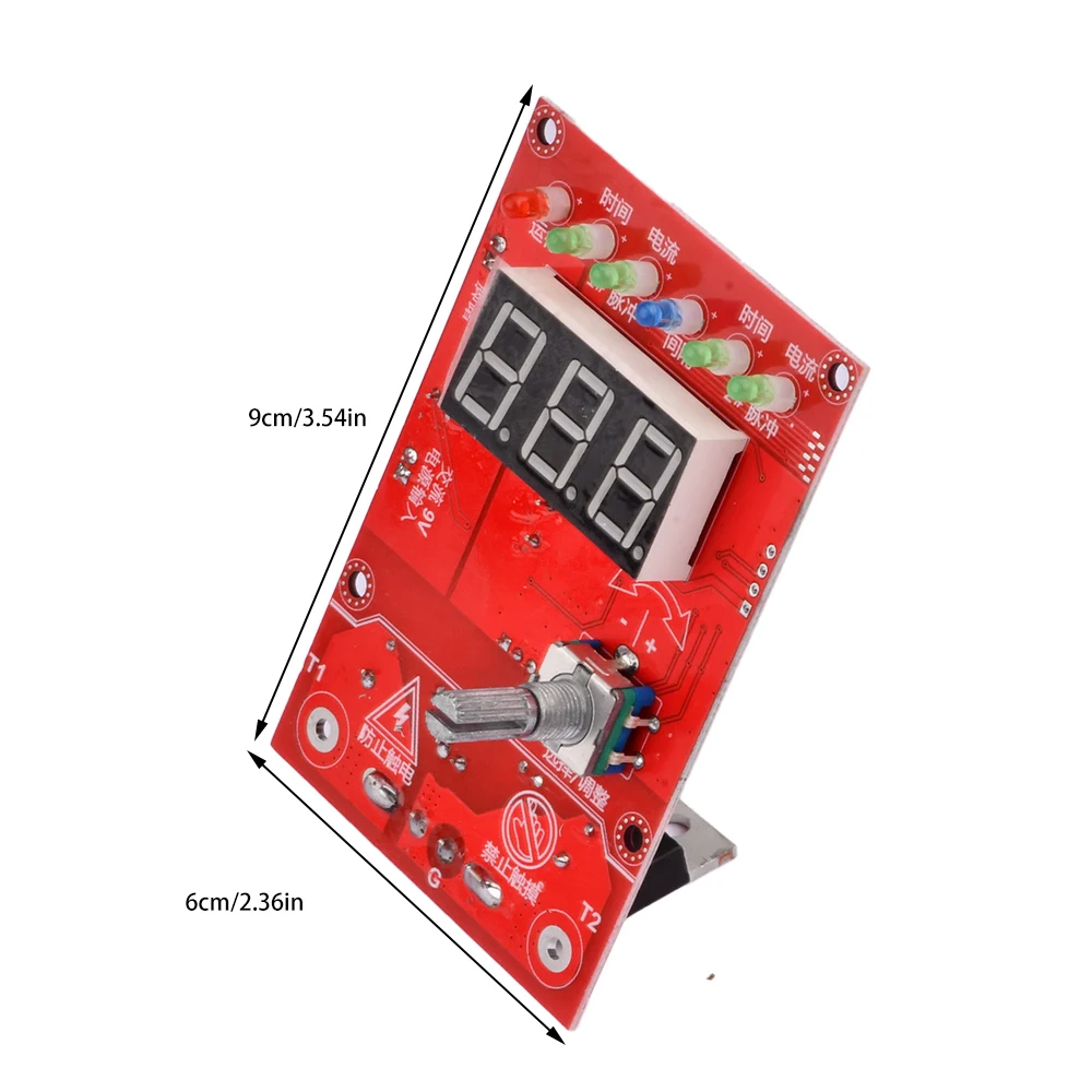 41A/100A Spots Welding Machine Double Pulse Control Board Current Time Adjustable Transformer Controller Digital Display