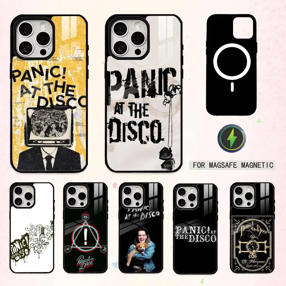 

P-Panic At The D-DiscoS Phone Case For iPhone17,16,15,14,13,12,11 Plus,Pro Max Magnetic For Magsafe Wireless Charging