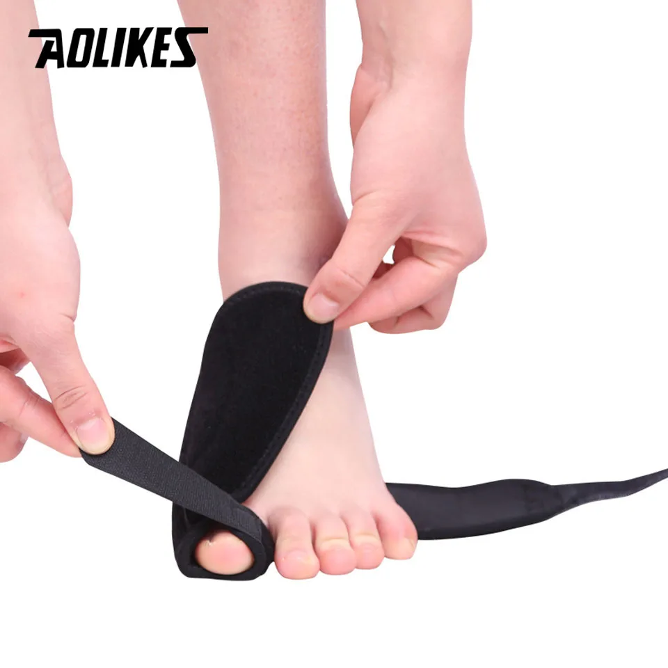 AOLIKES 1PCS Toe Thumb Valgus Orthopedic Band Adjustable Spring Support Correction Belt Foot Strap Protectors Fixed Sport Safety