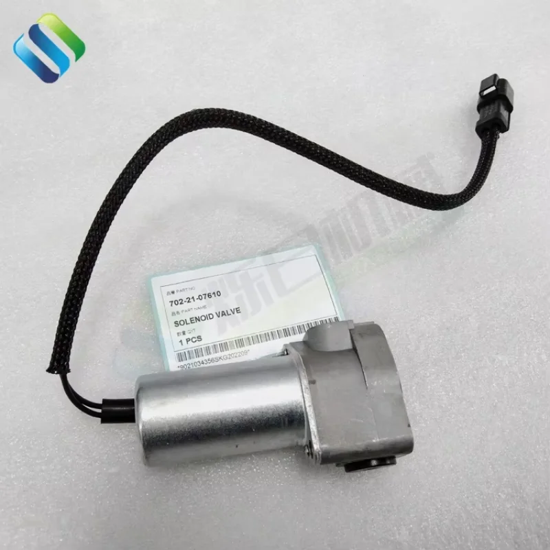 702-21-07610 PC130 PC290 Excavator Machinery Parts 7022107610 Solenoid Valve 702-21-07610