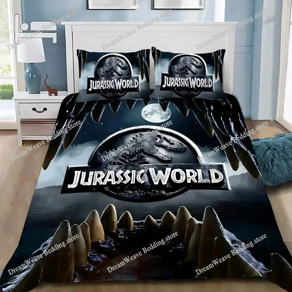 

3D-printed Dinosaur Park bedding set, duvet cover and pillowcase Children Gift Bedroom Decoration Zip Duvet Cover963
