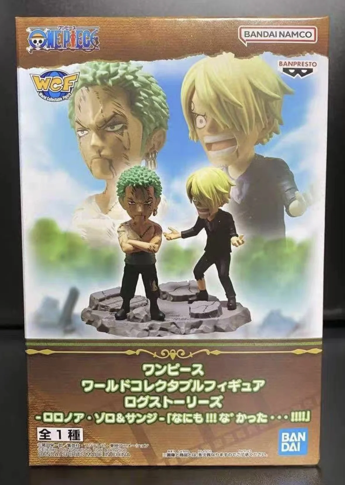 

Officially Licensed BANPRESTO World Collectible Figure Rogue Stories Sanji Roronoa Zoro Figure Anime Model One Piece Figure Toy
