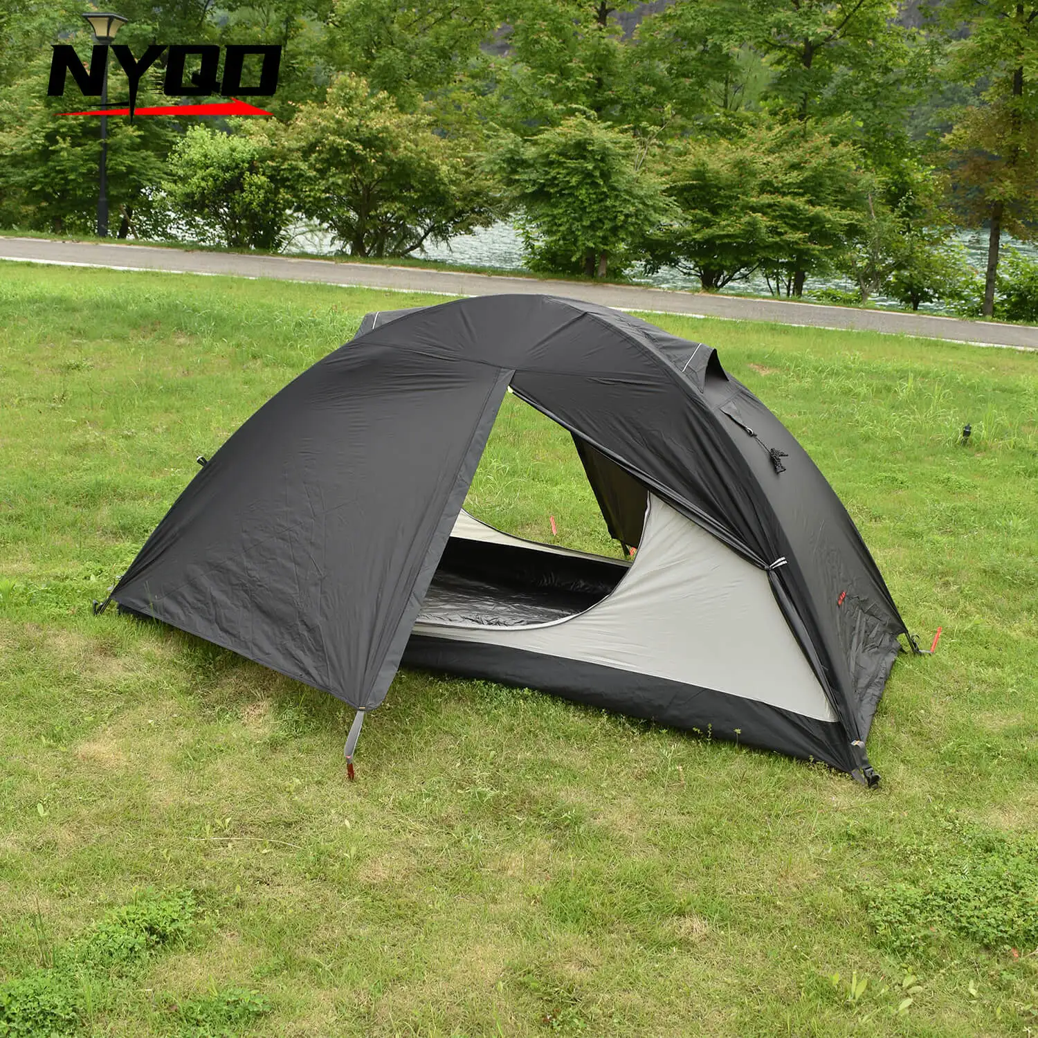 Outdoor Ultra Light Single Tent Portable Hiking and Riding Mountaineering Camping Rainstorm-proof Windproof Tent tents