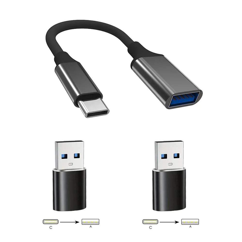 

Адаптер USB-C: переходник USB-C (женский) на USB (мужской) для зарядки, конвертер Type-C для Apple 16 и Samsung Galaxy