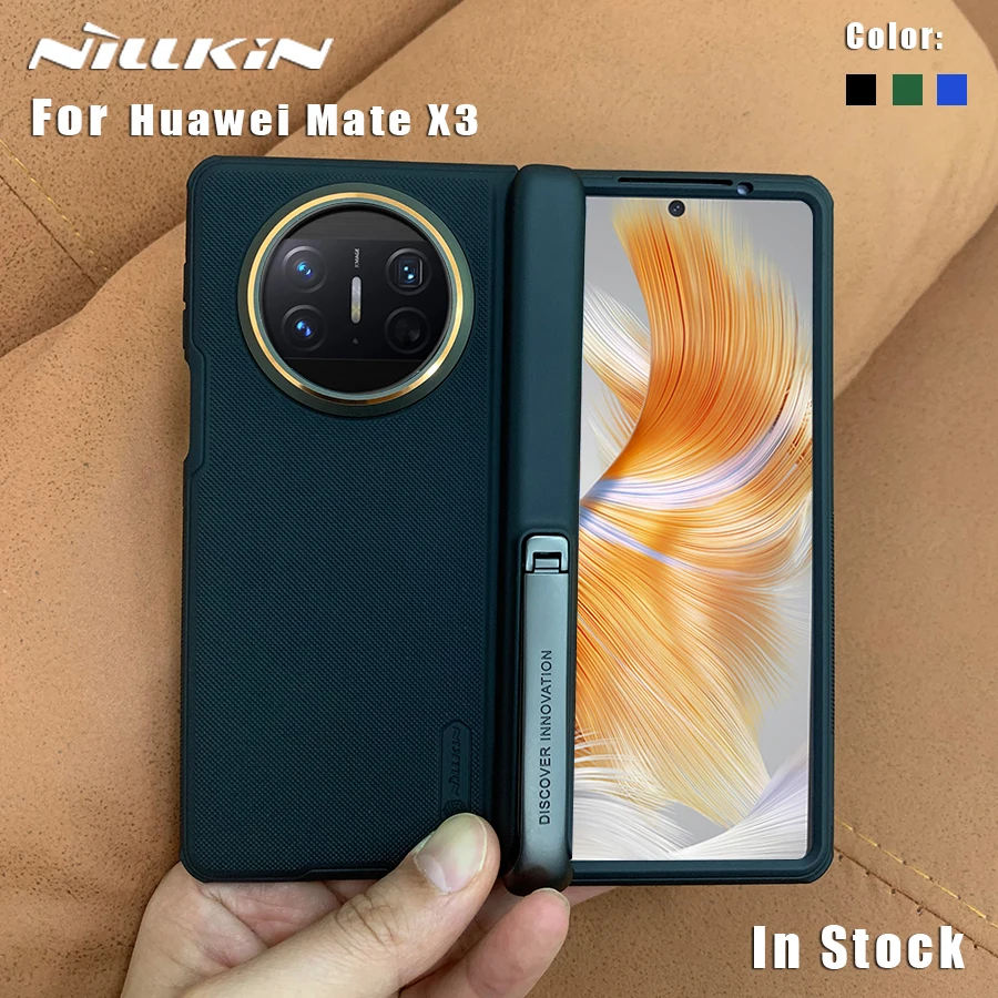 

NILLKIN for HUAWEI MATE X3 Cover Case Kickstand With Holder Dock full PC TPU Anti-fall airbag hard Lens for MATEX3