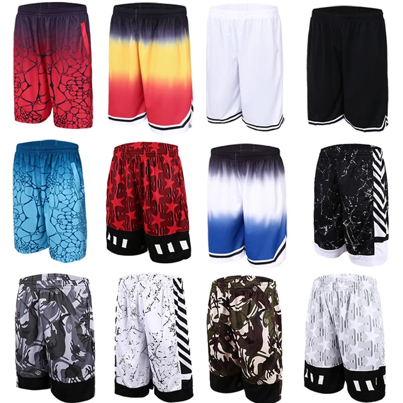 

Boy Basketball Pants Men's American Loose Over-the-Knee Five-Point Beach Quick-Dry Running Fitness Training Sports Shorts Summer