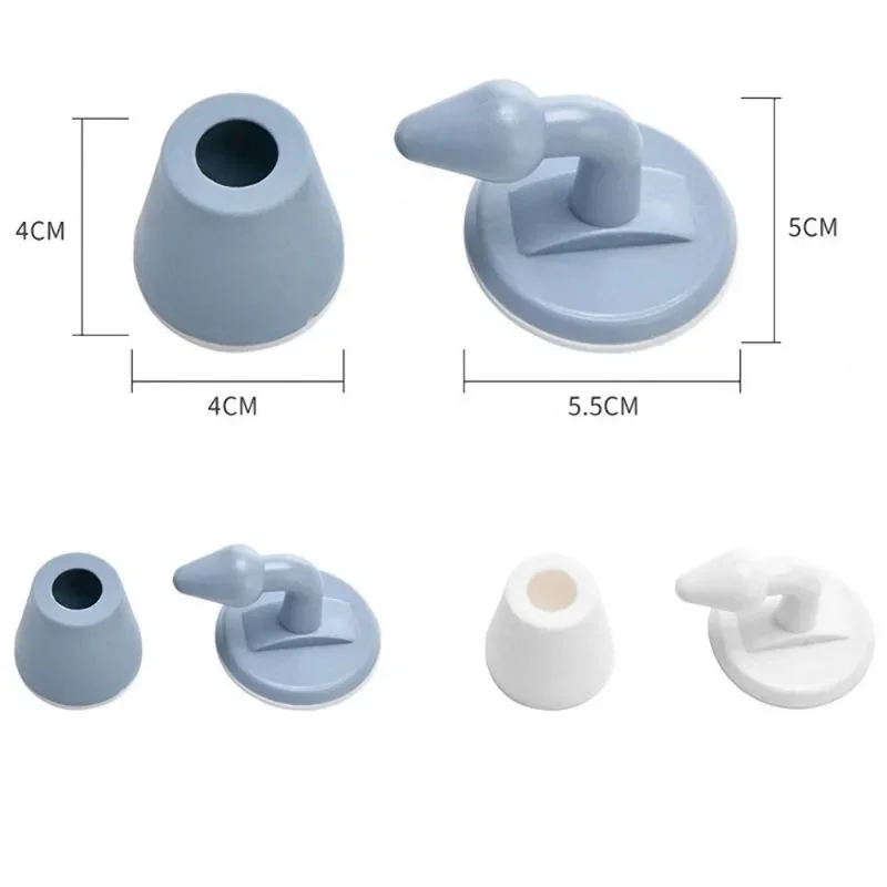 Practical Door Stopper Plastic Door Holder for Home and Office 5x5x5 cm Windproof Door Security Accessory