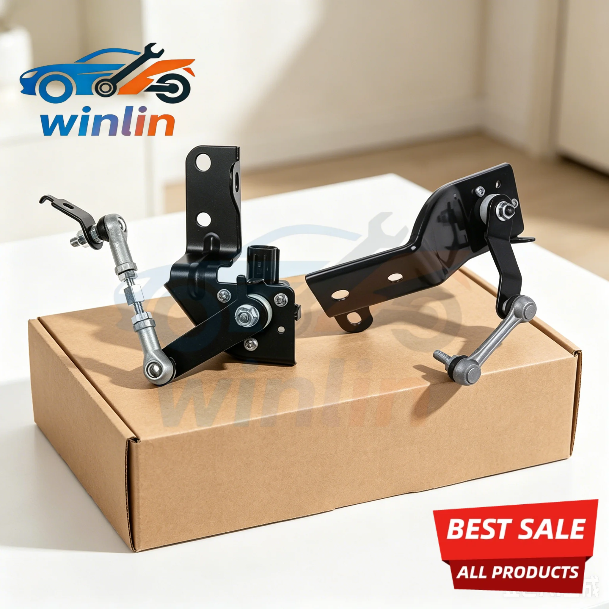 8651A064 8651A065 Front Rear Suspension Headlight Height Level Sensor for Mitsubishi Pajero Montero 4 V87 V93 V97 2006-2016 view 2