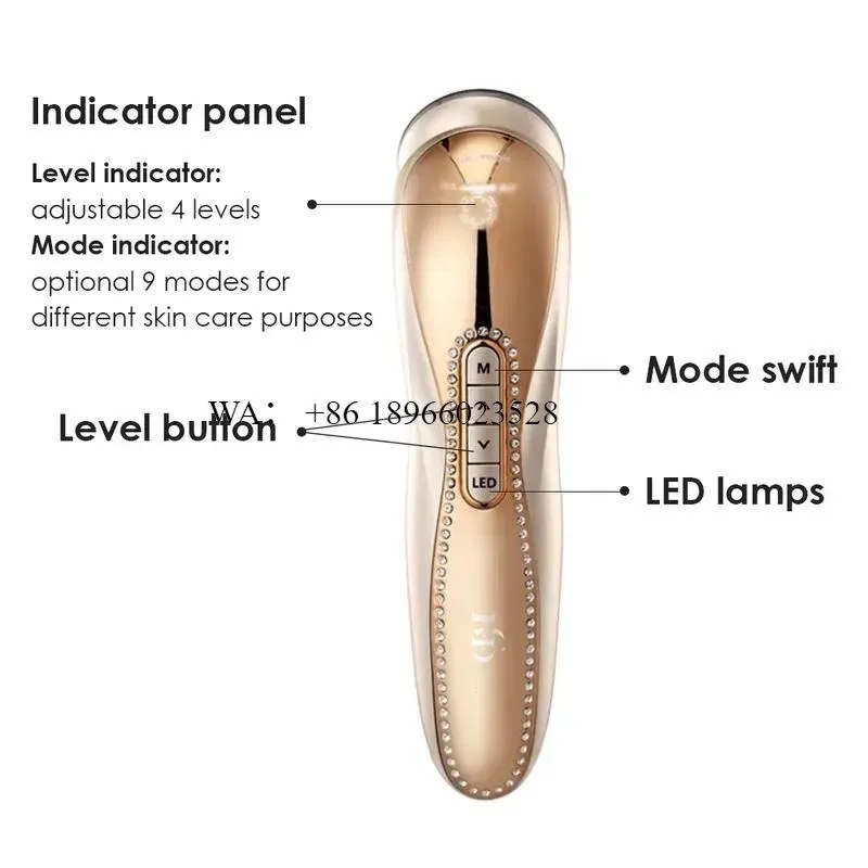 WMWMNU for Synogal Mini 3 in 1 EMS Microcurrent Vibration Massage Face Beauty Device