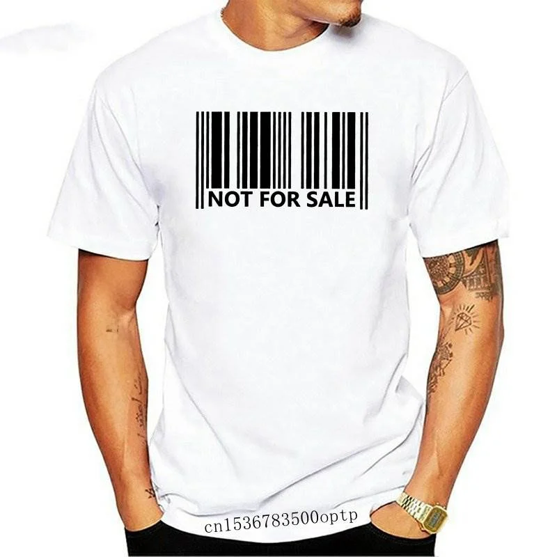 

Новая женская хлопковая повседневная футболка с принтом штрих-кода, не для S, высококачественная ткань, содержит более 96% женского топа Faion