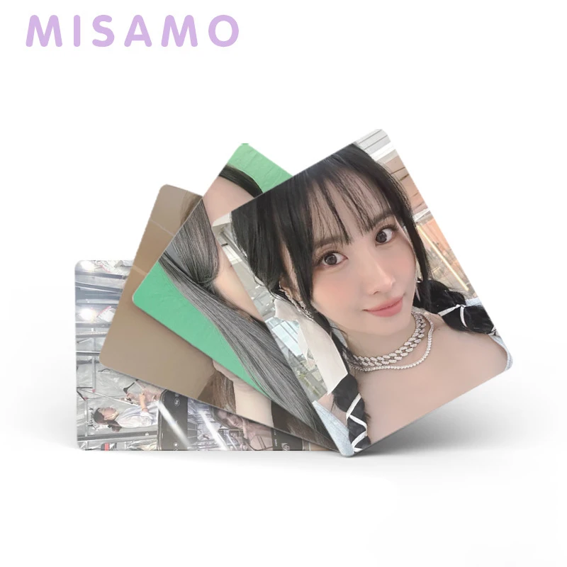 Imagem -04 - Conjunto Duos Álbum Misamo Laser Cartão Lomo Minatsuki Sacha Naoi Minami Momo Coleção de Fãs Presente Cartão Postal Cartão de Foto Kpop 55 Pcs 50 Peças