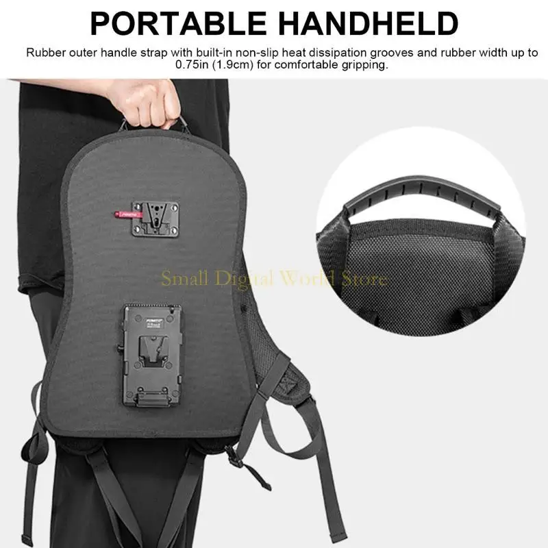 77UB Portable V Mount Battery Hanging Panel Backpack Board for Photographers