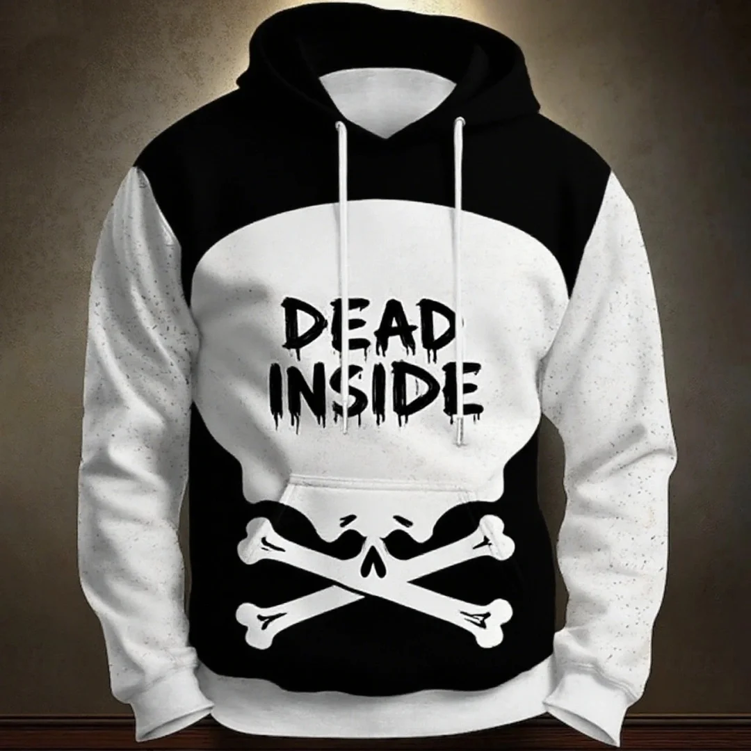 

Autumn Winter Sports Men's Hoodie Letter Print O-neck Long Sleeve Sweatshirt Hoodie Y2K Sweatshirt Fashion Oversized Men Clothes