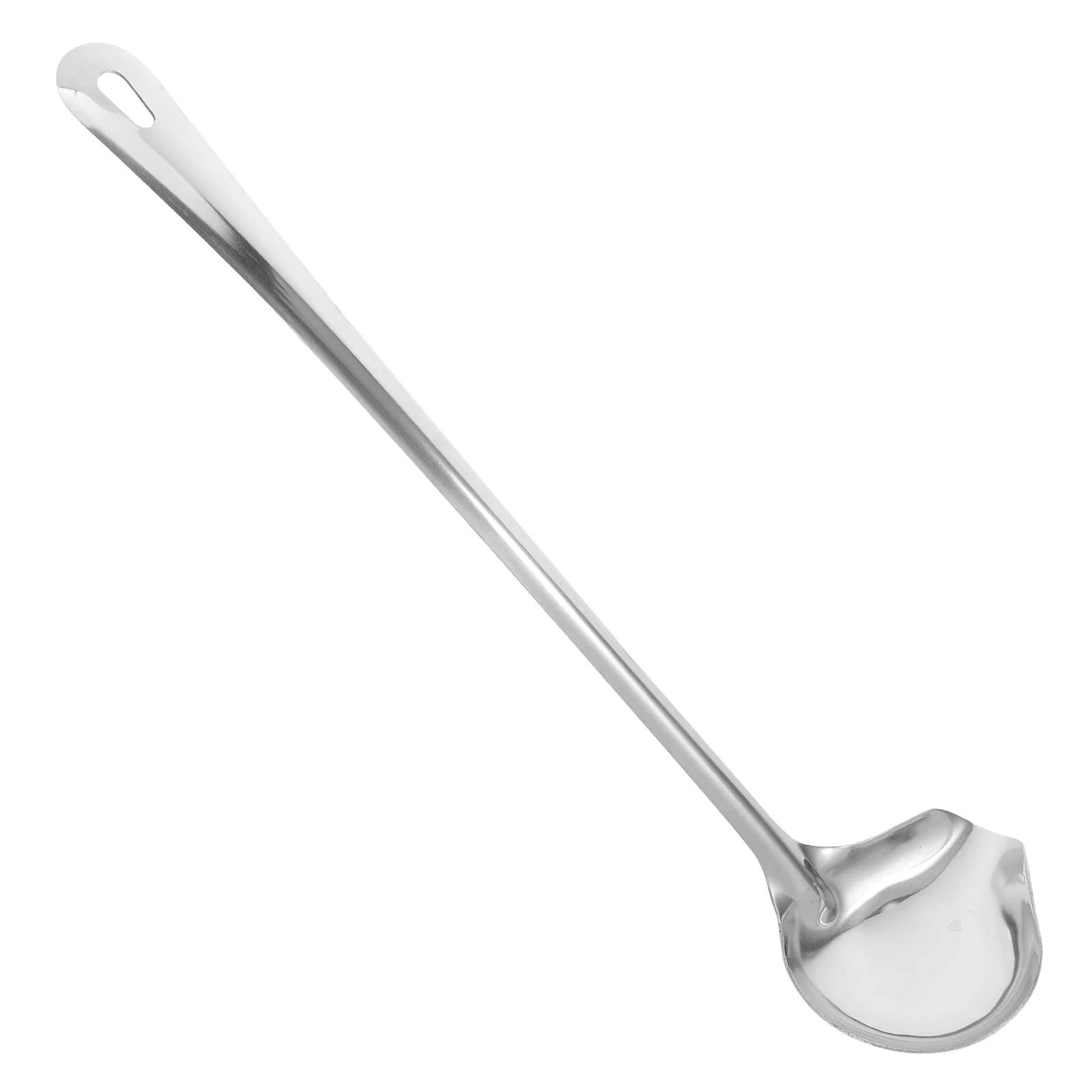 

Stainless Steel Pouring Ladle Sauce Spoon Gravy Hot Pot Slotted Metal Cooking Kitchen Gadgets Utensils Silver Tool