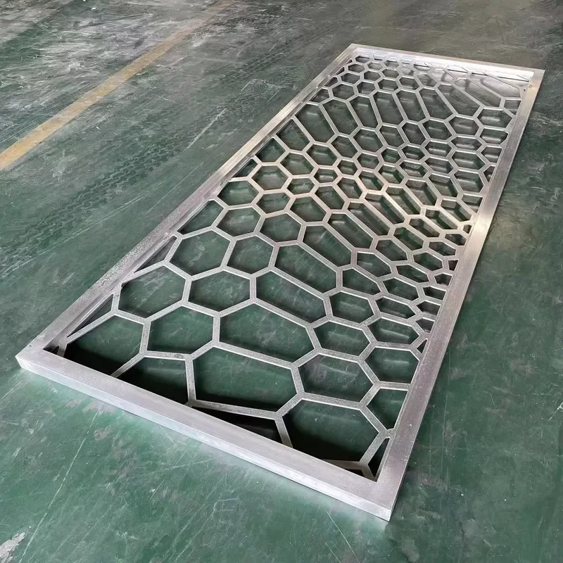 Cut Folding Aluminum Metal Decorative Perforated Privacy Screen for Outdoor Backyard