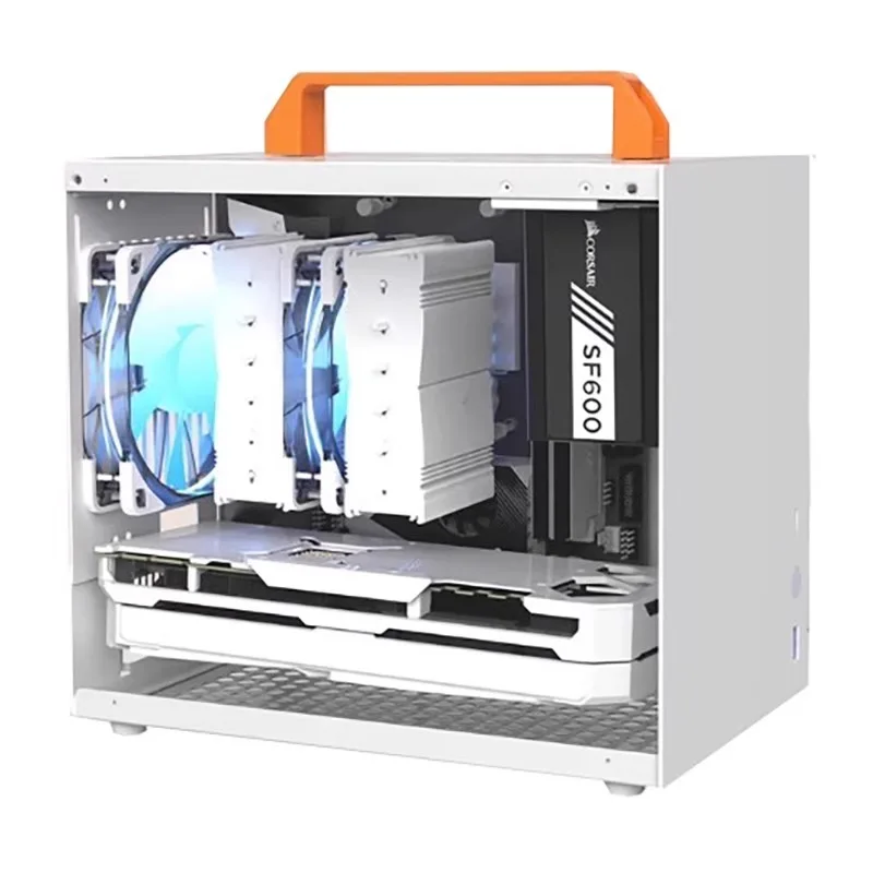 K66 Youth Edition ITX Small Case, Portable Desktop Esports Computer Host Case