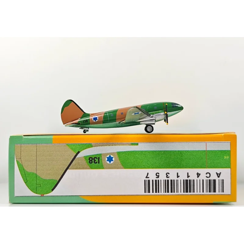 

AeroClassics масштаб 1/400 Израиль ВВС C-46 C46 138, модель самолета из сплава, Коллекционный декоративный предмет