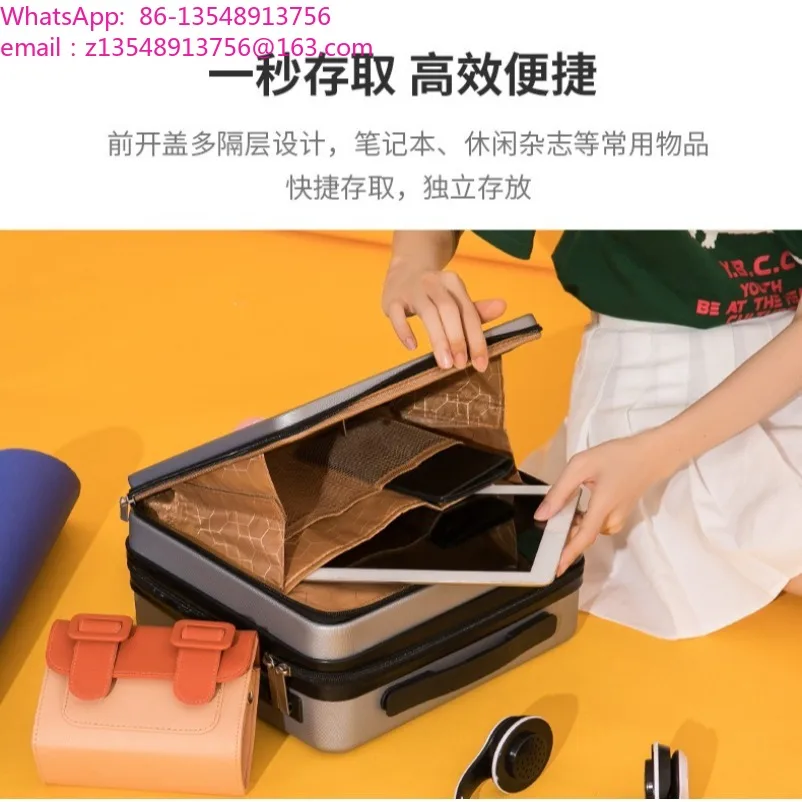 Small fresh mini 16-inch password box, open the lid before the storage box, portable suitcase, cosmetic case
