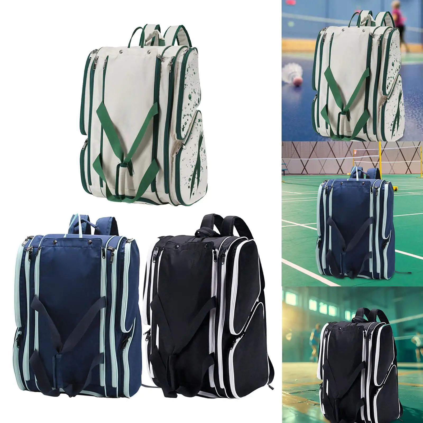 Pickleball Bag Adjustable Straps Shoulder Bag Gear Storage Handbag for Camping Pickleball Bag Adjustable Straps Shoulder Bag Gear Storage Handbag for Camping