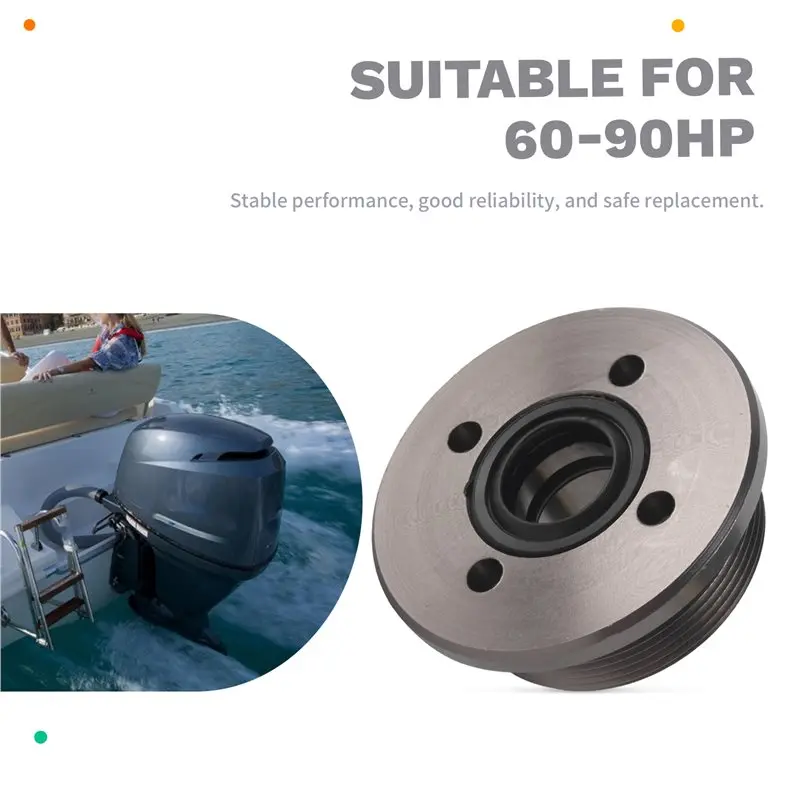 For 2PCS For 60-90HP Outboard Tilt Trim End Cap With Seal 6H1-43821 Fits For 70TLRY, 90TLRA, 60TLRA Models