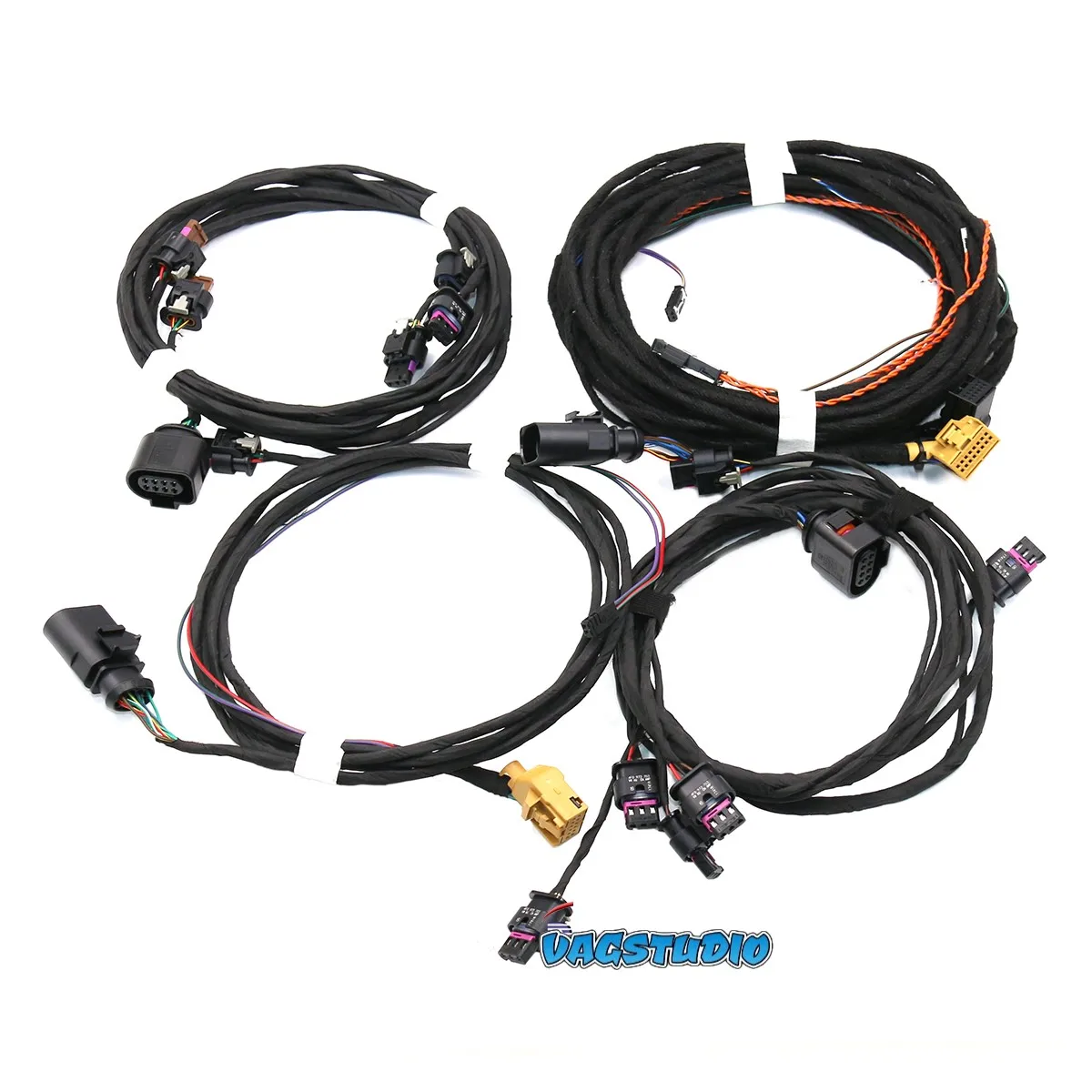 

Front & Rear Auto Parking Assist 0K to 12K PLA 2.0 Upgrade OPS Install Harness Wire For Passat B7 CC