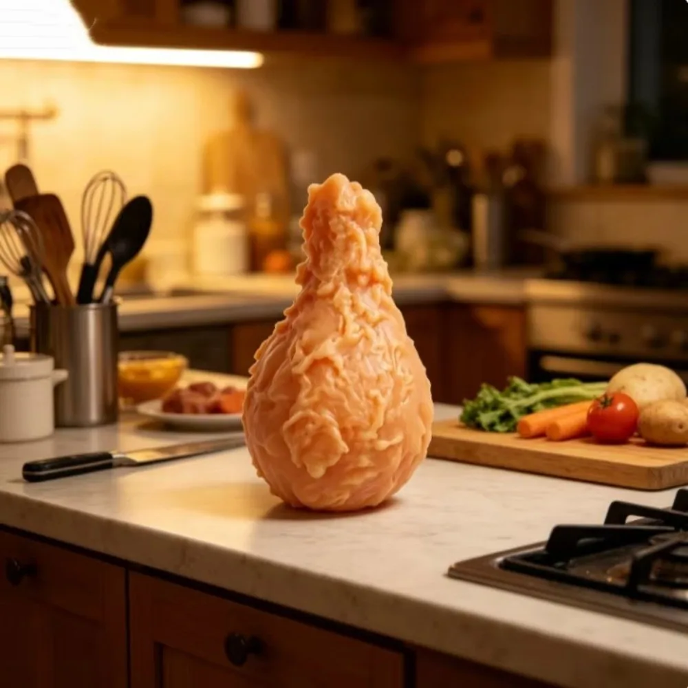 Simulated Chicken Leg Soft Texture Simulated Food Shape Stress Relief Pinchable Design Rebound Design