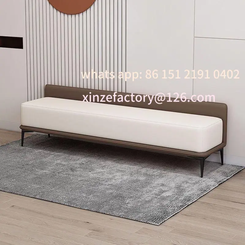 

Customizable Bedroom Side Bench Living Room Sofa Bench Long Strip Sofa Bench