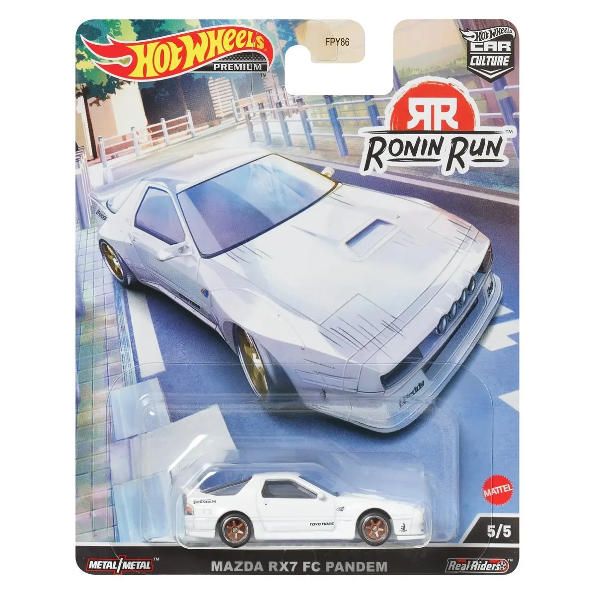 Original Hot Wheels Car Culture Series Fpy86 Sport Car Collection Models Alloy Ronin Run Series Mazda Rx7 Nissan 300 Car Gift