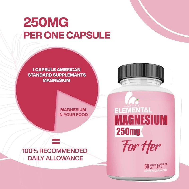 

Female magnesium glycinate -250mg per pill, supplied for 30 days, chelated supplement, maximum absorption capacity