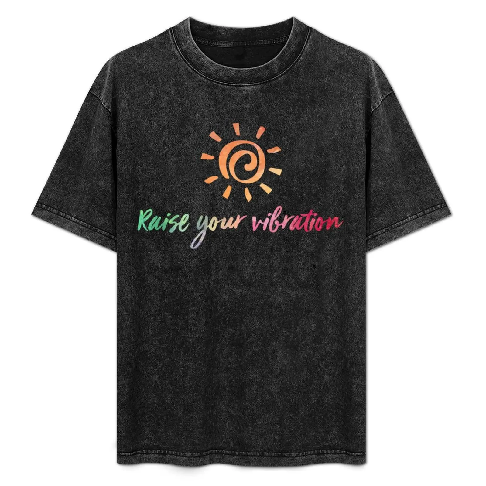 

Raise your vibration - Inspirational T-Shirt funny gifts Aesthetic clothing mens clothing