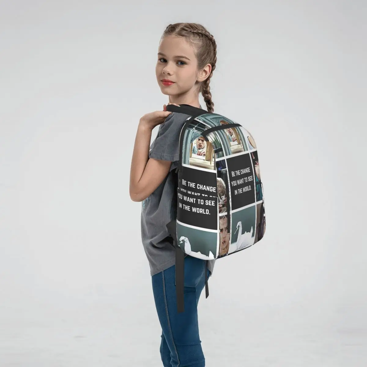 Aesthetic Michael Scofield Backpack Daypack Boys Girls BookBag School Bag Shoulder Bags for Men Women