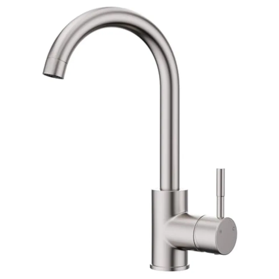 

Bar Sink Faucet Single Hole Modern Wet Small for Kitchen Farmhouse RV Camper Outdoor Utility Bathroom Include RV Adapter 1/2 to