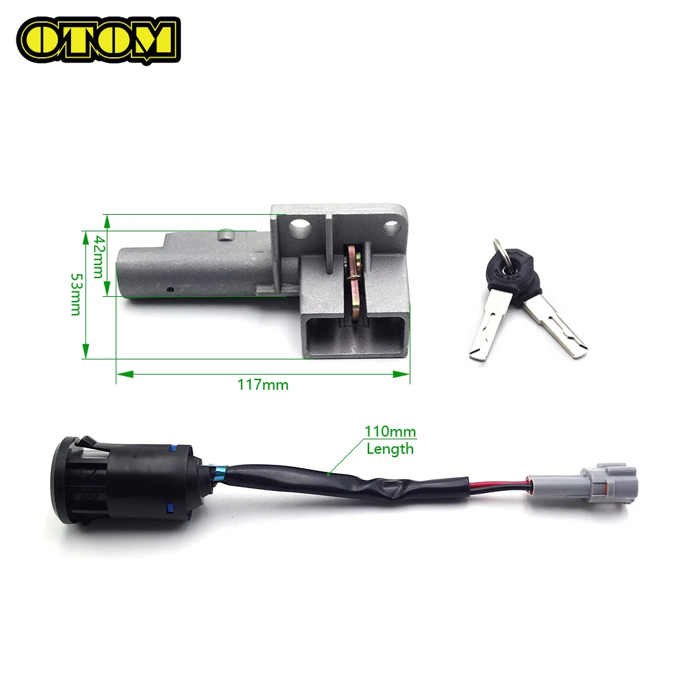 ل SURRON ضوء النحل دراجة نارية مفتاح إشعال برميل بدء التبديل الشاعل جهاز قفل على الطرق الوعرة الملحقات الكهربائية الدراجات الترابية #2