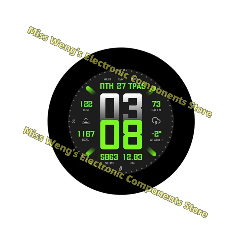 ESP32-S3-Touch-LCD-2.1 2.1-inch color circular touch screen DIY watch supports WiFi/Bluetooth