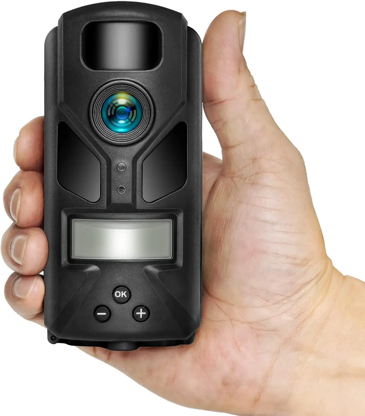 

20-мегапиксельная мини-камера следа, ночное видение 1080P без свечения, 940 нм, водонепроницаемость IP66, охотничья игровая камера с дальностью действия 80 футов