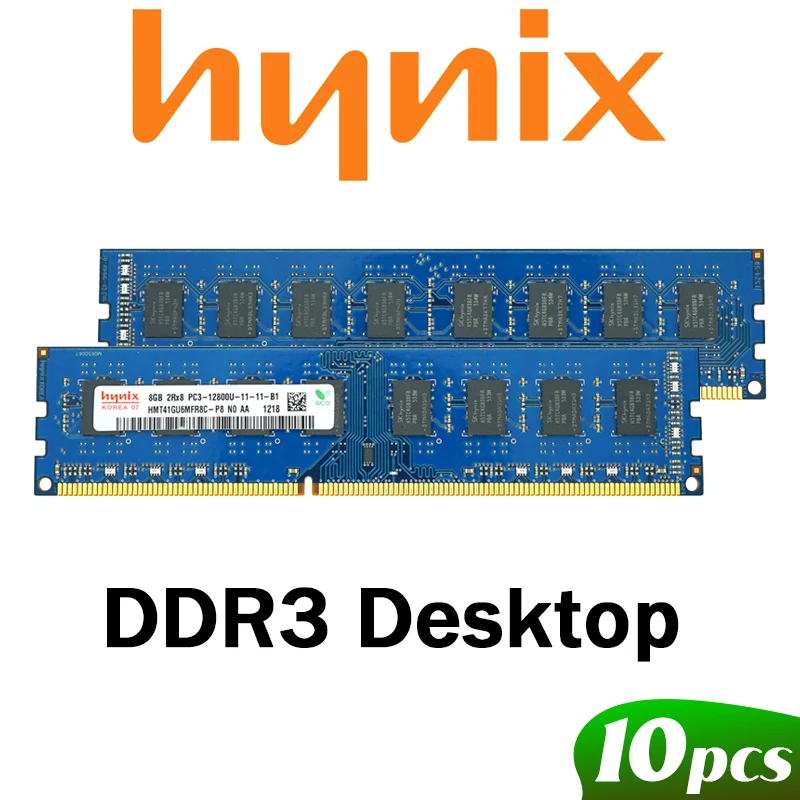 Hynix PC Desktop RAM 2GB 4GB 8GB  PC3 DDR3 1333Mhz 1600Mhz U-DIMM memory ADM & intel