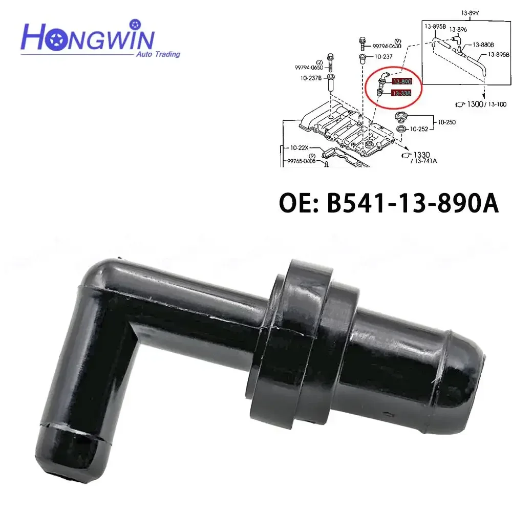 Positive Crankcase Ventilation Valve PCV Valve Fits Suzuki SX4 Jimny Swift 05-11 1.3 1.5 1.6 18118-54D00 1811854D00 18118 54D00 view 5