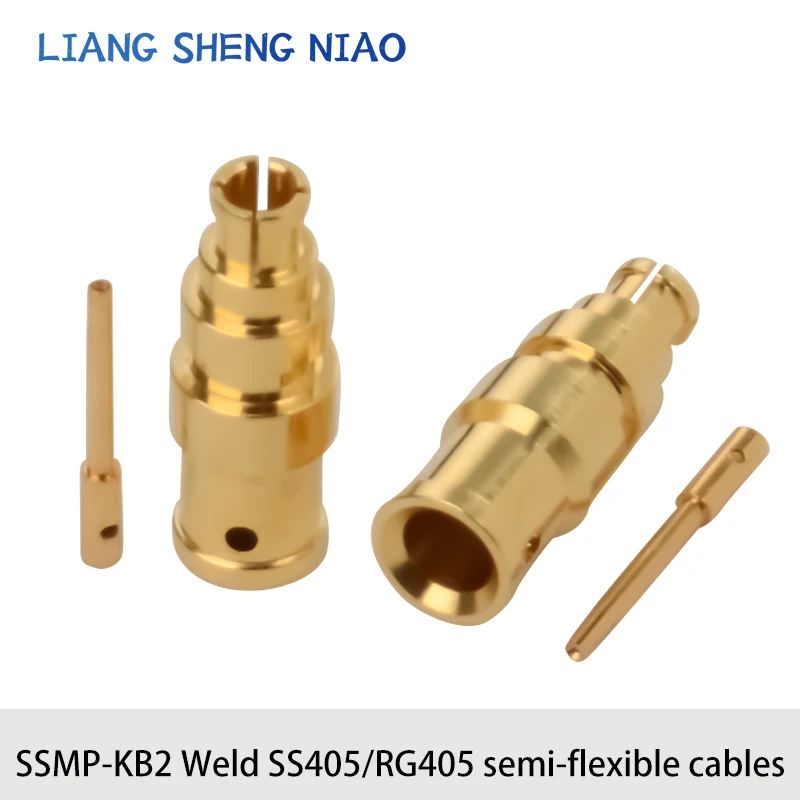 SSMP-KB2 SSMP Female Head Welding SS405/RG405 Semi Flexible 2-Wire 18G Low Standing Wave Connector