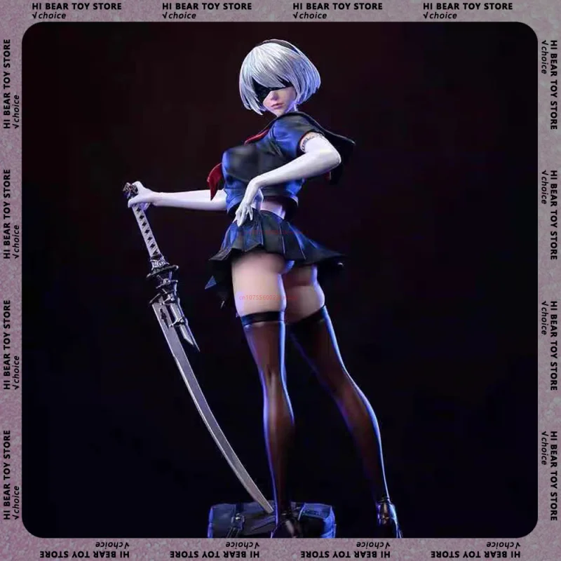 Yorha Figure NieR Automata 2B No.2 Tpye B Anime Figurine NieR Sailor Suit 30cm Pvc Model Collection Desk Decoration Toys Gifts