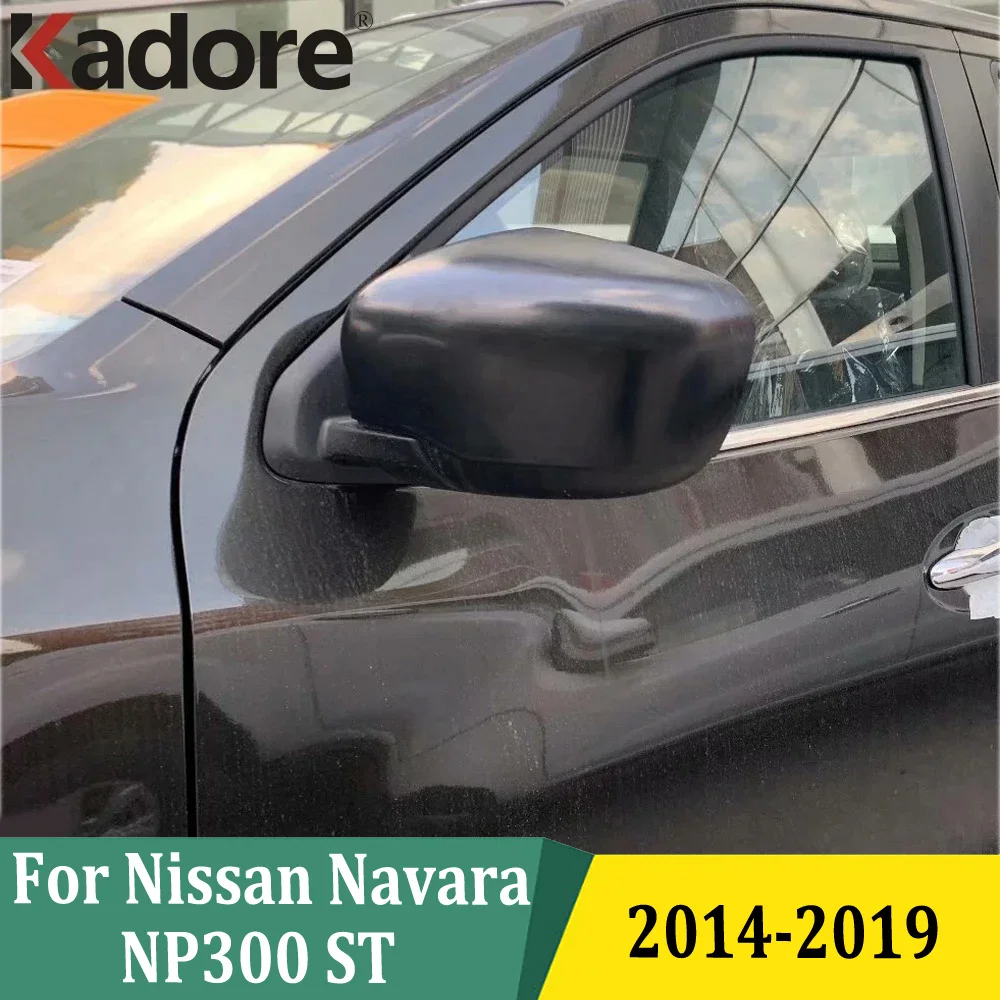 For Nissan Navara NP300 ST 2014 2015 2016 2017 2018 2019 Side Door Rearview Mirror Cover Trims Sticker Car Accessories