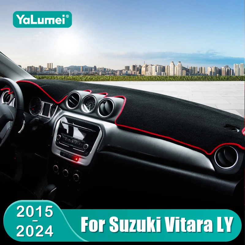 

For Suzuki Vitara LY Hybrid 2015 2016-2020 2021 2022 Car Dashboard Mat Sun Shade Instrument Desk Non-slip Cover Accessories