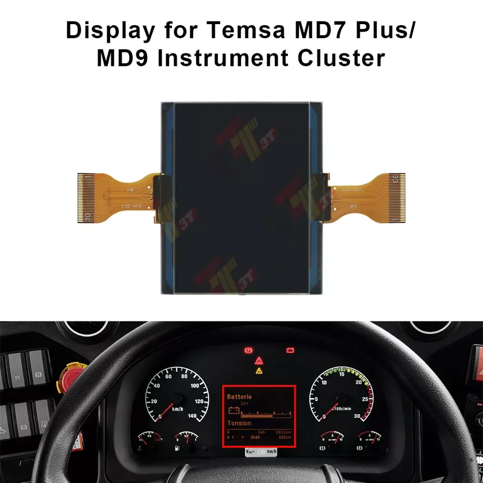 Display for DAF CF/LF/XF 45/55/75/85/95/105 and Temsa MD7 Plus/MD9 Instrument