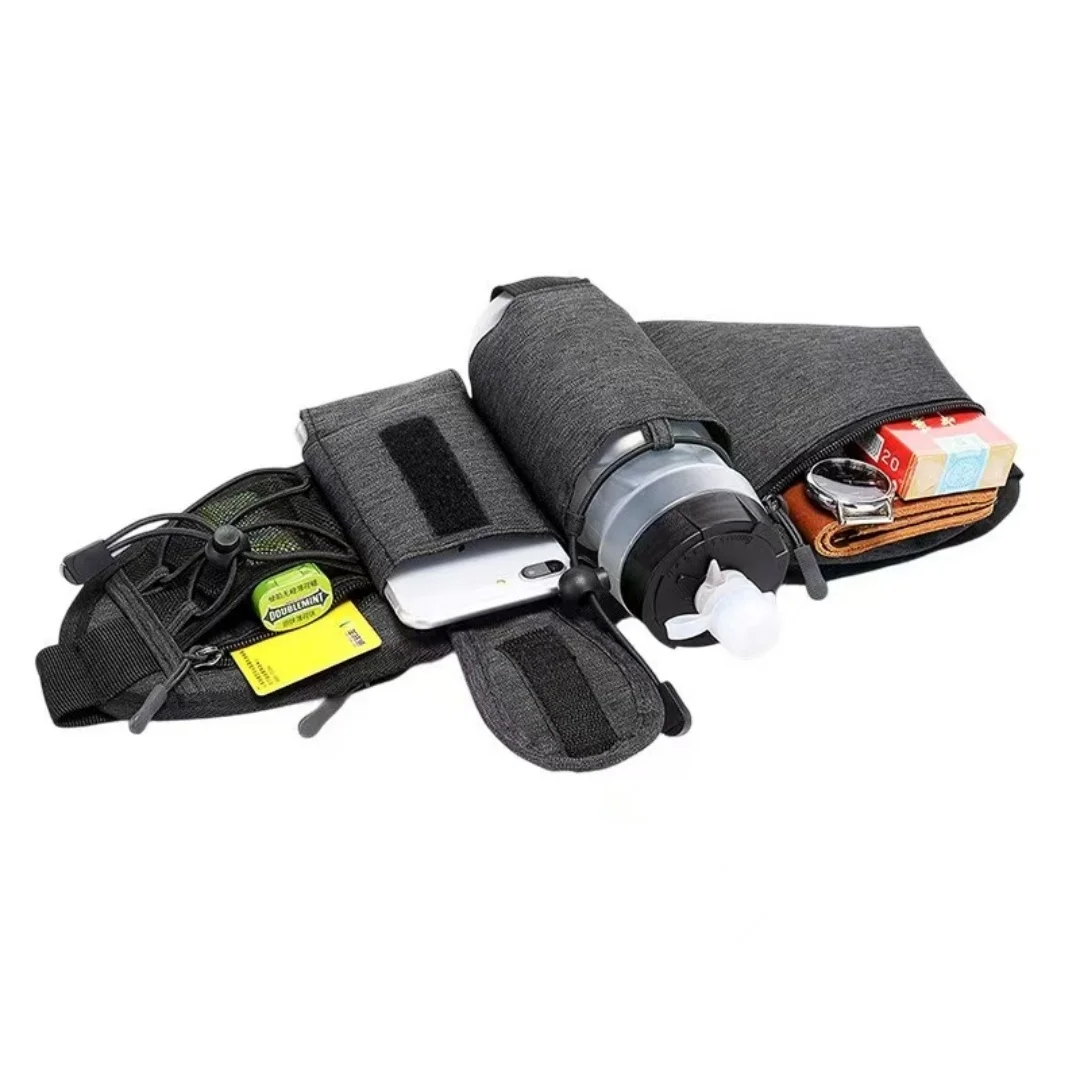 Water Bottle Waist Bag, Marathon Running Sports Waist Bag, Men's and Women's Multi-Functional Water Bottle Bag, Outdoor Cycling Fitness Mobile Phone Bag view 4