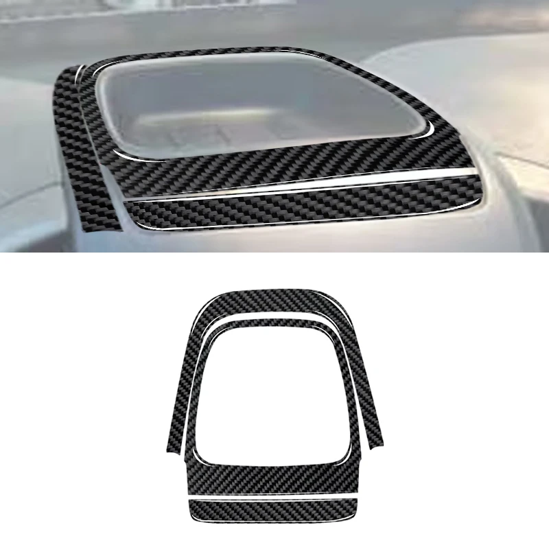 For Chevrolet Sonic 2012 2013 2014 2015 2016 Carbon Fiber / PVC Car Interior Soft Trim Dashboard Storage Box Frame Sticker Cover